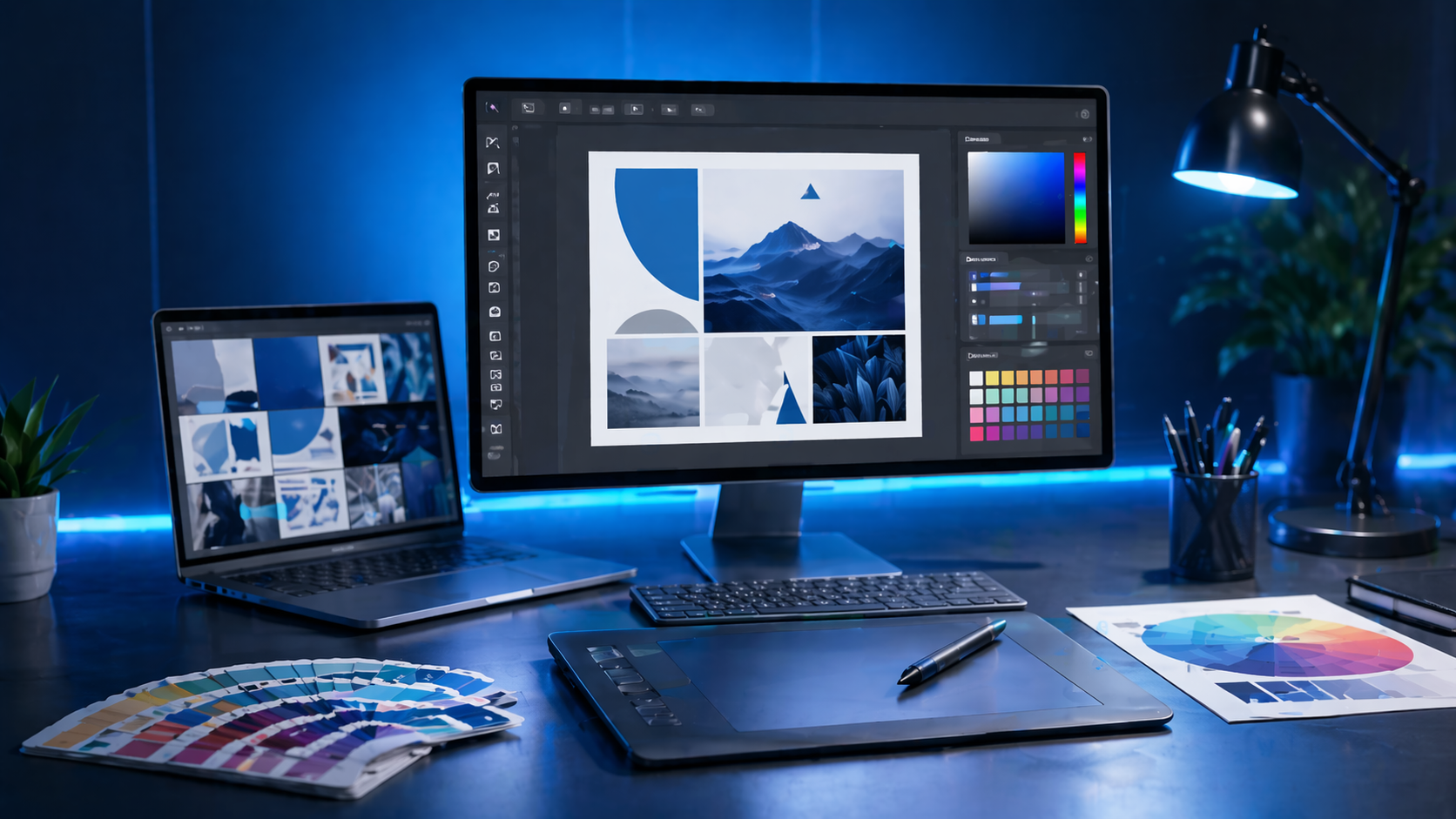 Creative business website design and graphic-focused web development